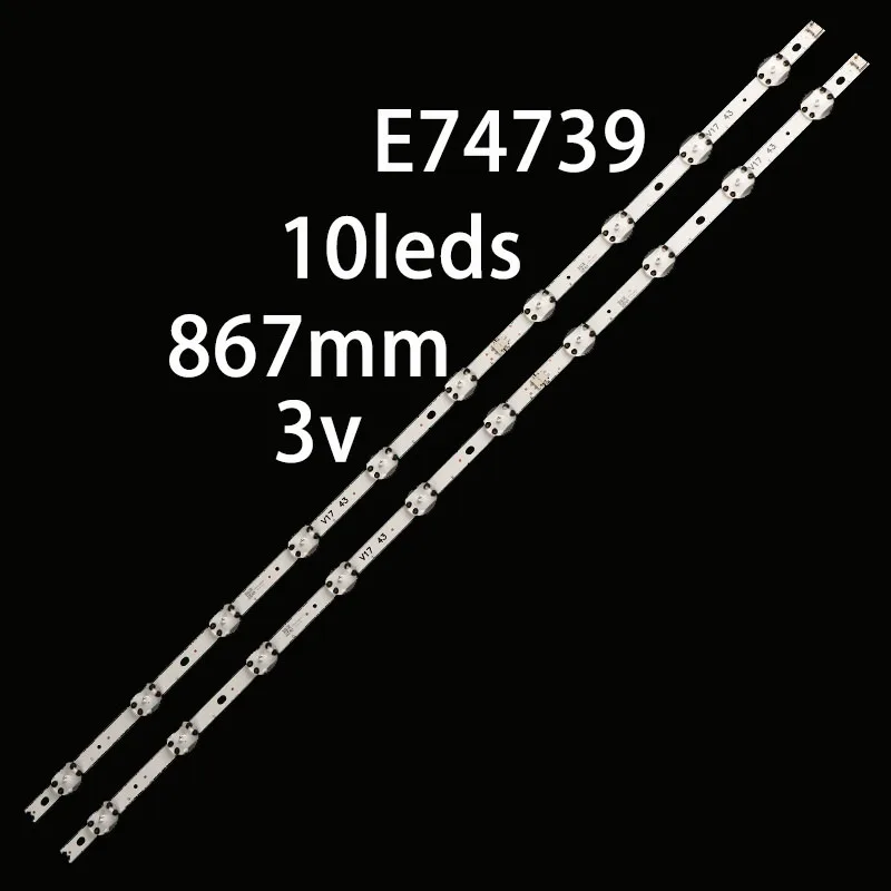 100% Original new Led Backlight WEI55V0 E74739 94V-0 43 