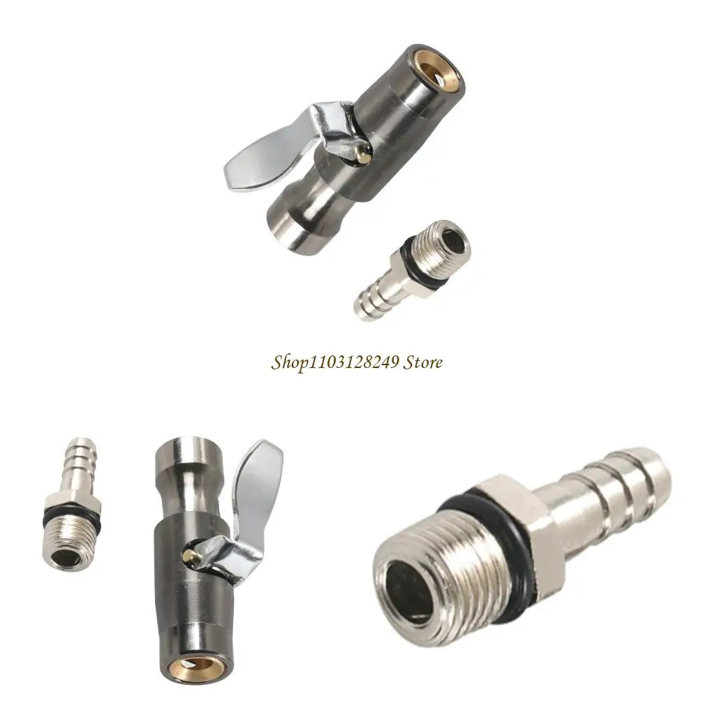 

N5KD Профессиональный воздушный патрон с 1/4 дюймом FNPT закрытый поток и два блокировки челюсти для надувных надувных