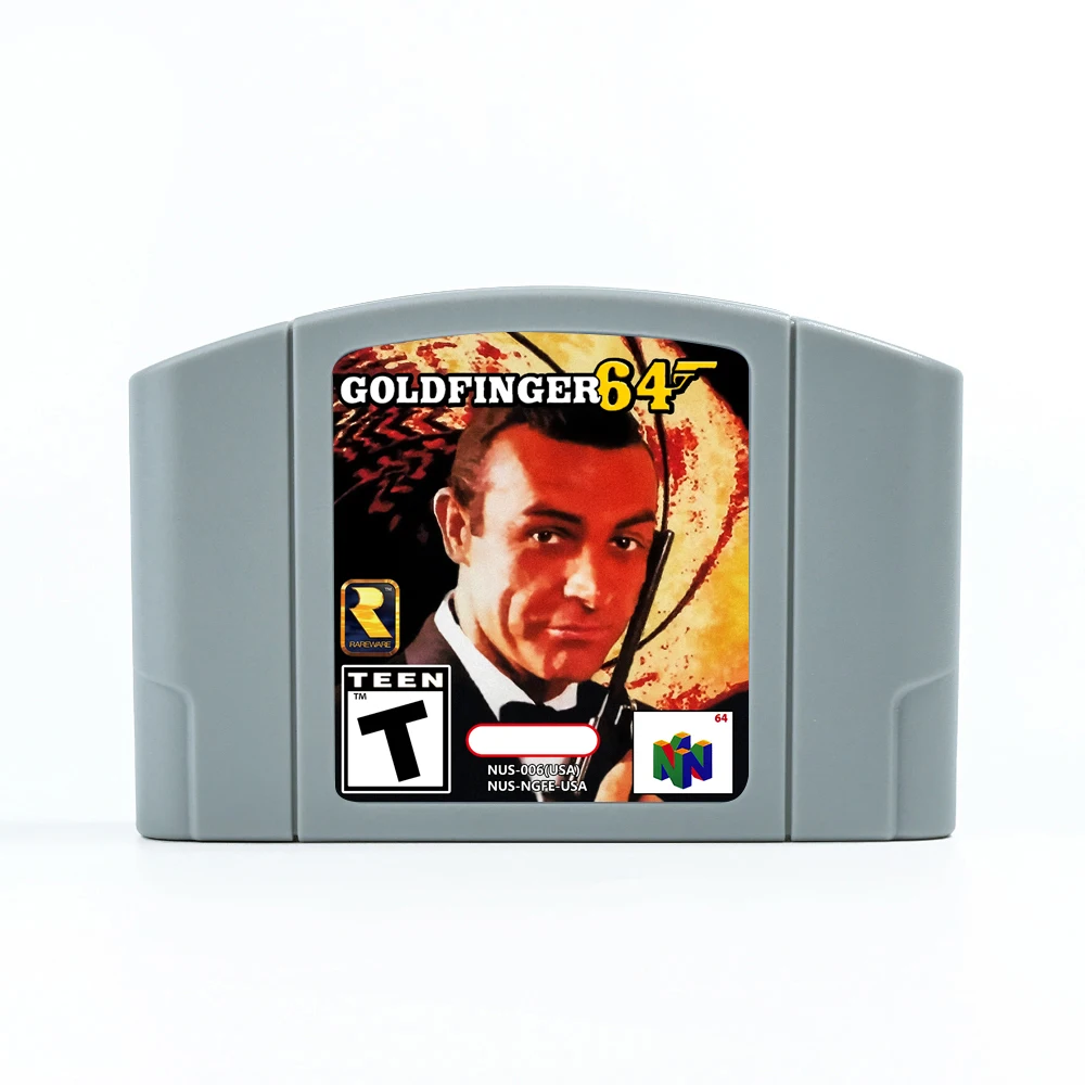 GoldFinger 64 N64 Cartridge USA EUR Game Card For 64bit Game Consoles