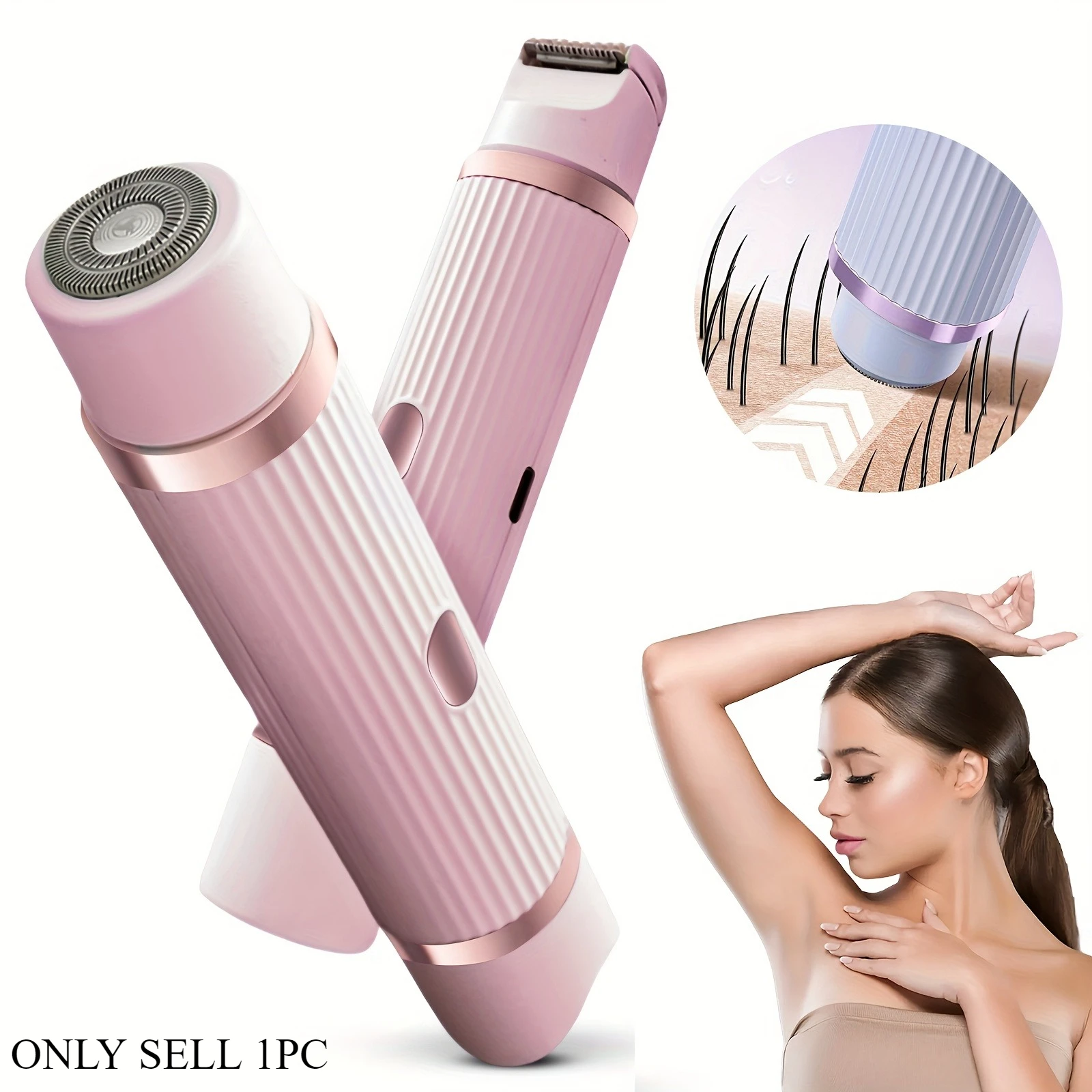 Portable Electric Shaver, 2-in-1 Bikini Trimmer, Holiday Gift Selection