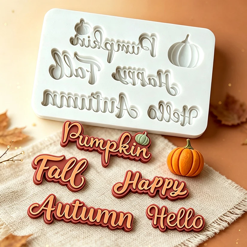 Thanksgiving Letter Pumpkin Si - Resin Art Alphabet recension och pris