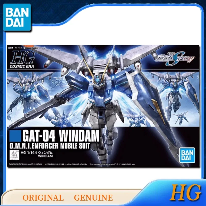 Bandai-figuras de acción de Anime para niños y niñas, juguetes originales de HG GUNDAM GAT-04, wincam, regalo para niños, adornos de modelos coleccionables