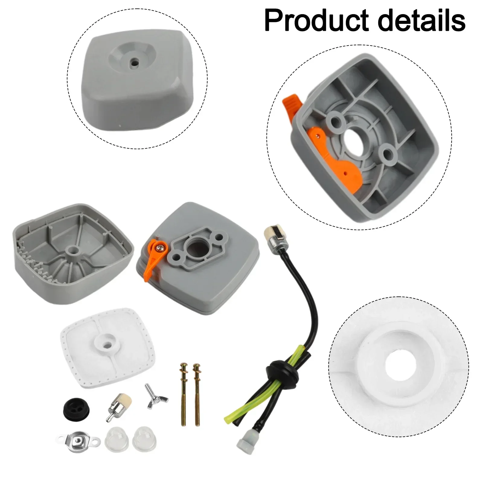 

For ECHO String Trimmer K52 Carburetor Assembly and Air Filter Cover Reliable Components for Optimal Functionality