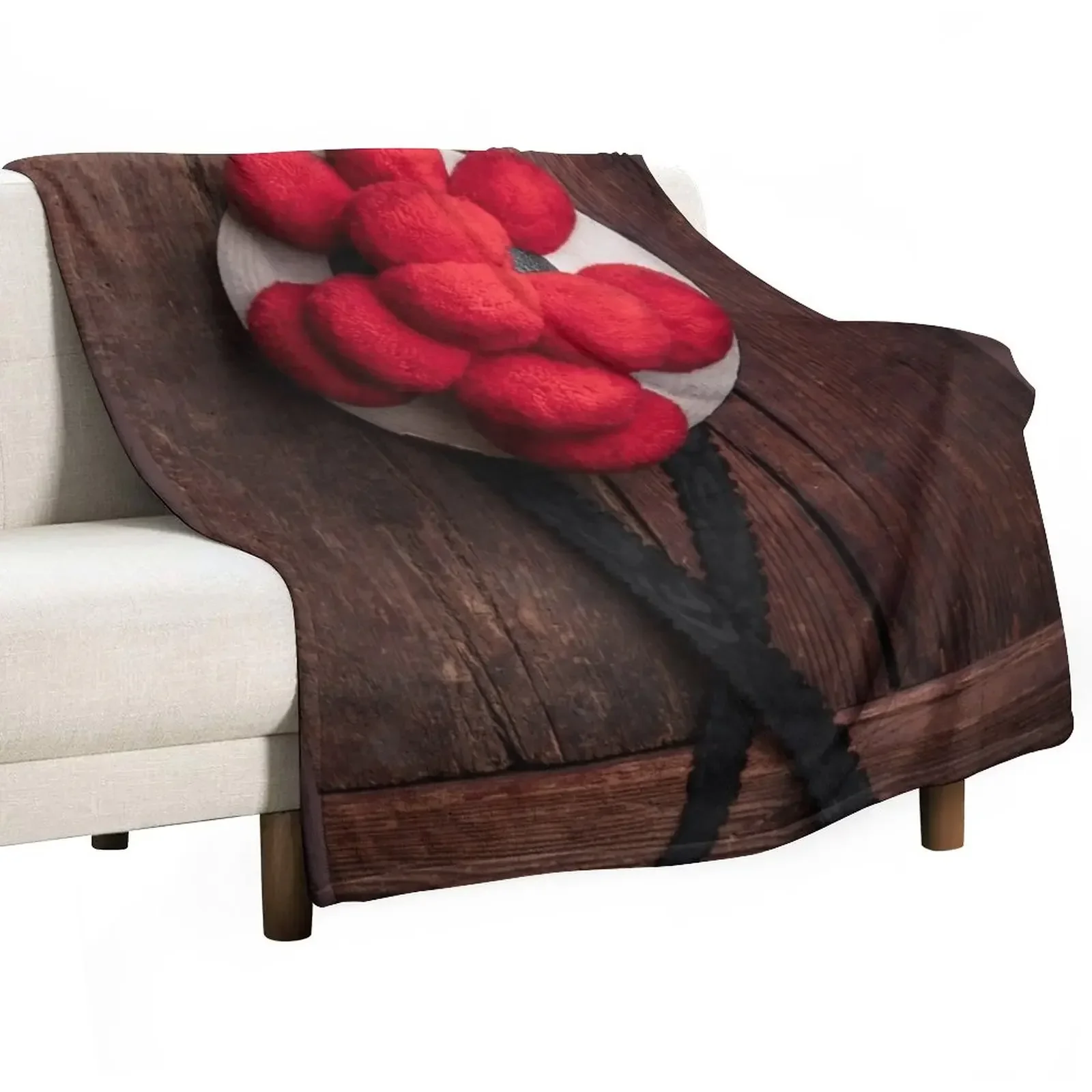 

New Bollenhut in front of a rustic wooden wall Throw Blanket Furry Travel Thermals For Travel Summer Blankets