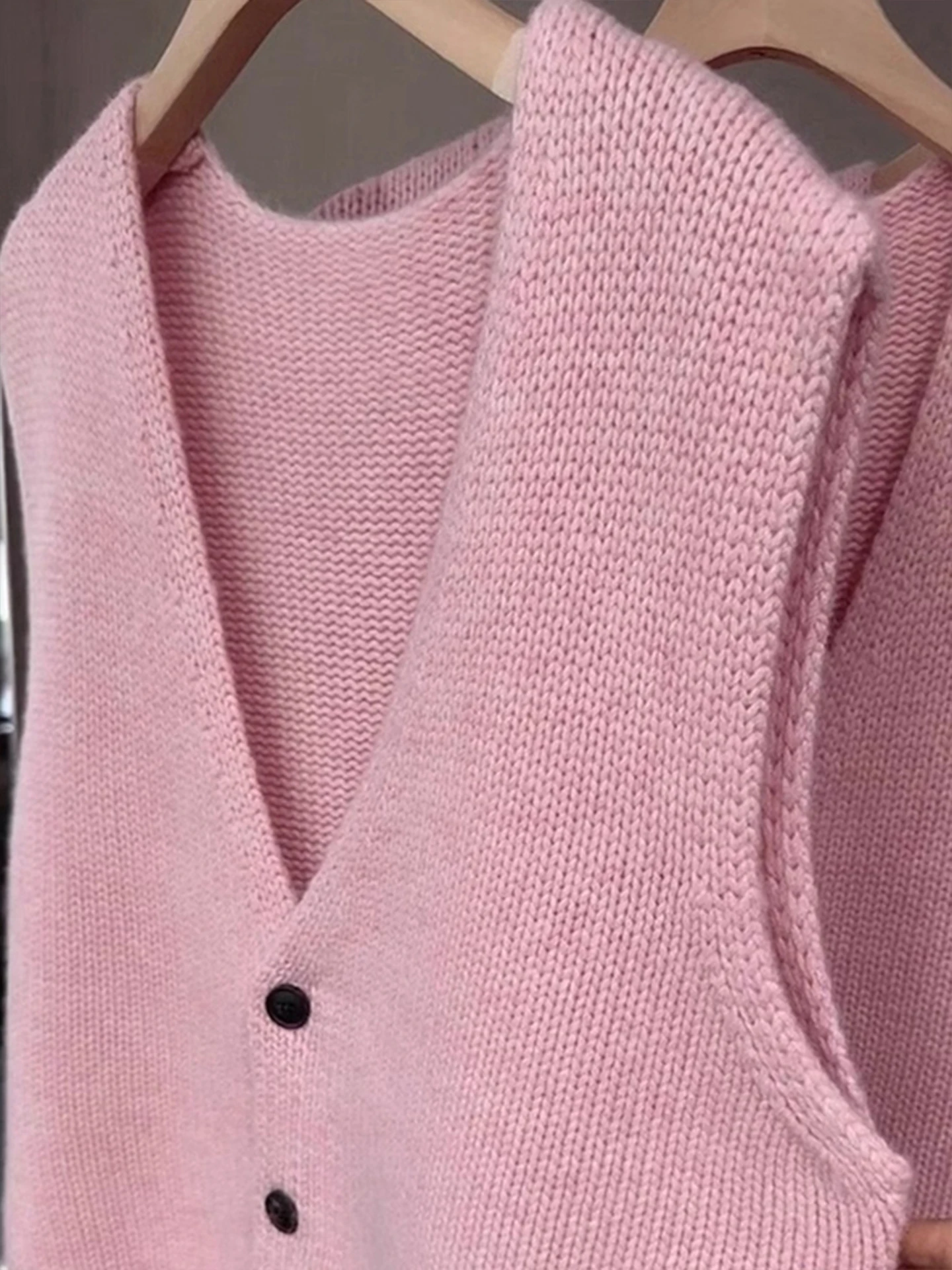 Sweet V-Ne Svel Knitted Vest Commute Friendly Layering Open Cardigan Sle Versatile Autumn ential Poetic Lin Brand