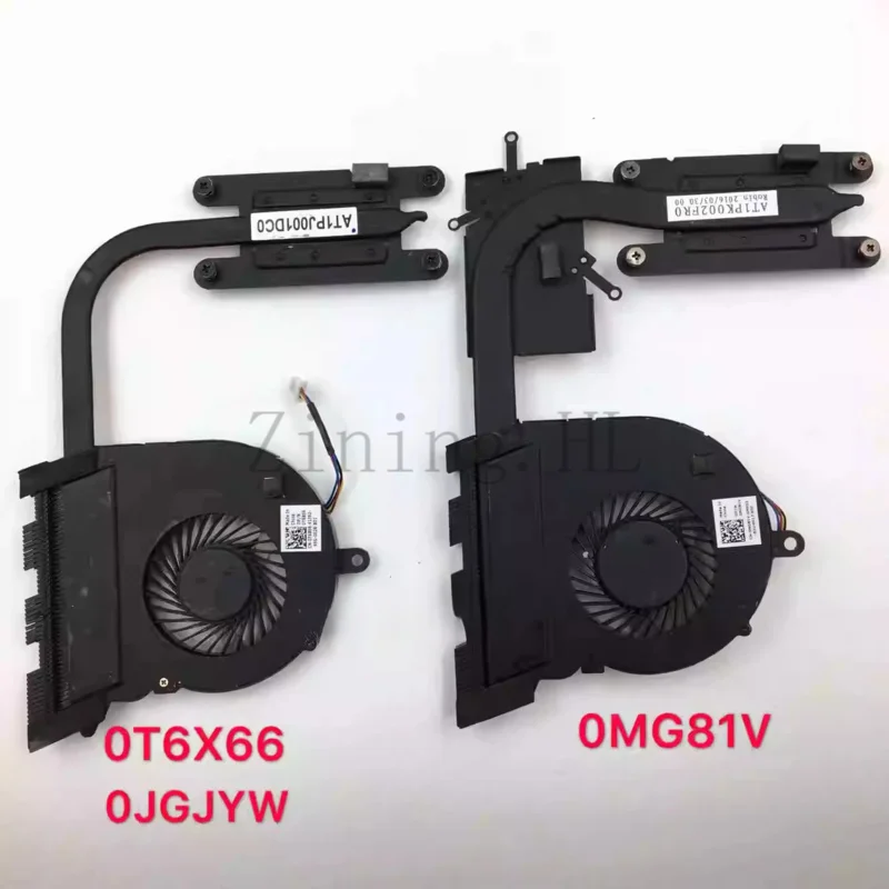 CPU Fan with Heatsink for Dell applicable Inspiron 5565 5567 5767  0MG81V 0T6X66 0JGJYW