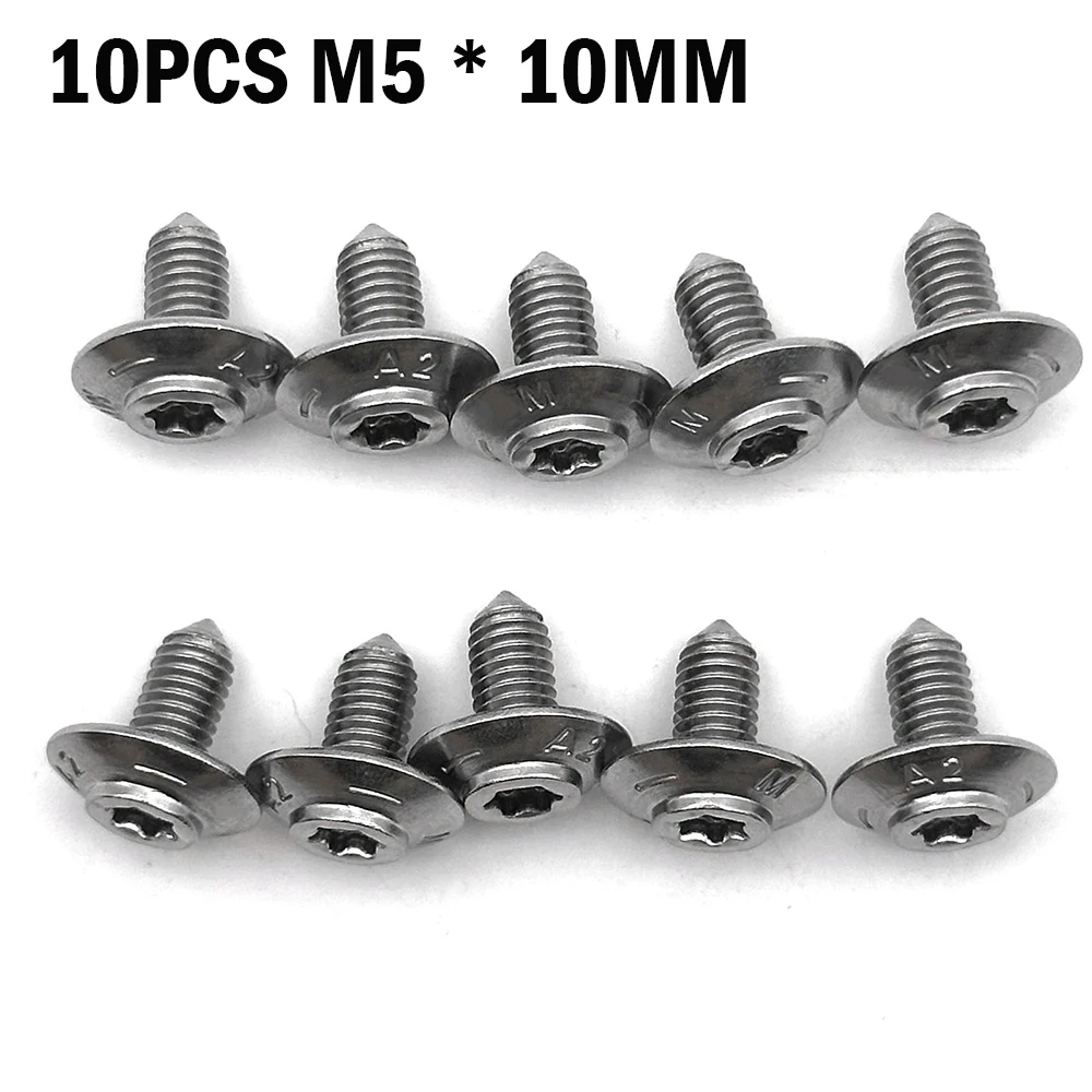NONE Für BMW Motorrad Shell Edelstahl Schrauben R1200GS ADV R1250GS R1200RT S1000XR RR S1000R C600 C650GT R1250 F750GS F850GS 3