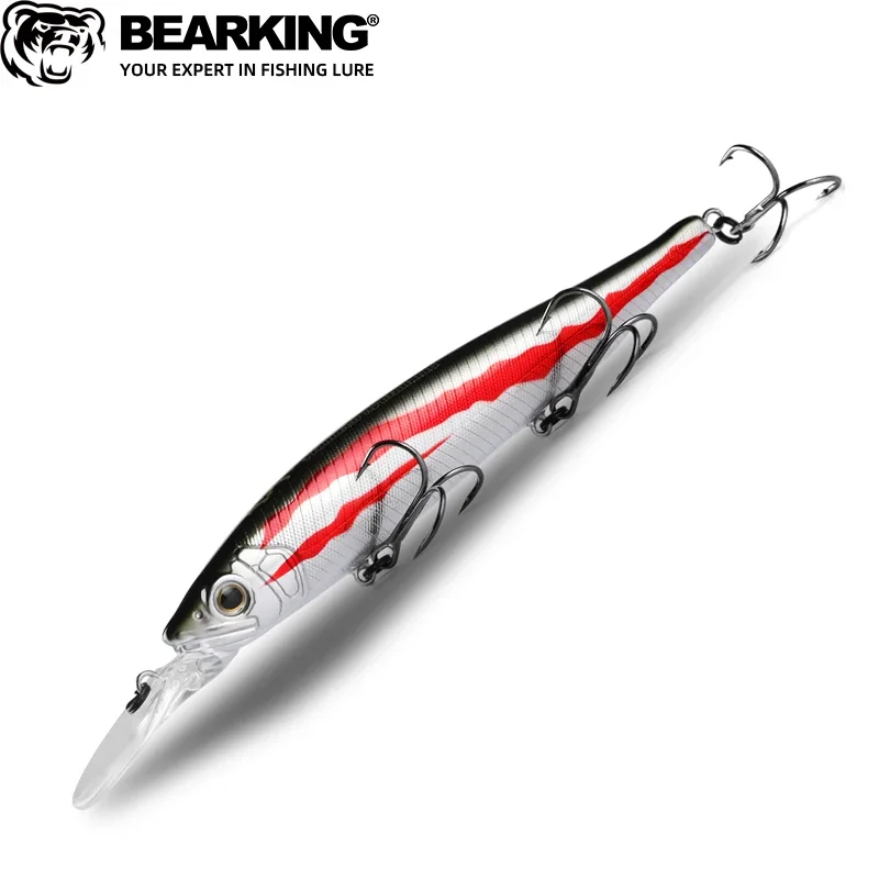 bearking-ganchos-de-pesca-de-alta-qualidade-anzois-de-pesca-de-128-mm-229-g-profundidade-2-3-m-wobbler-top-isca-dura-minnow-acessorios-de-pesca