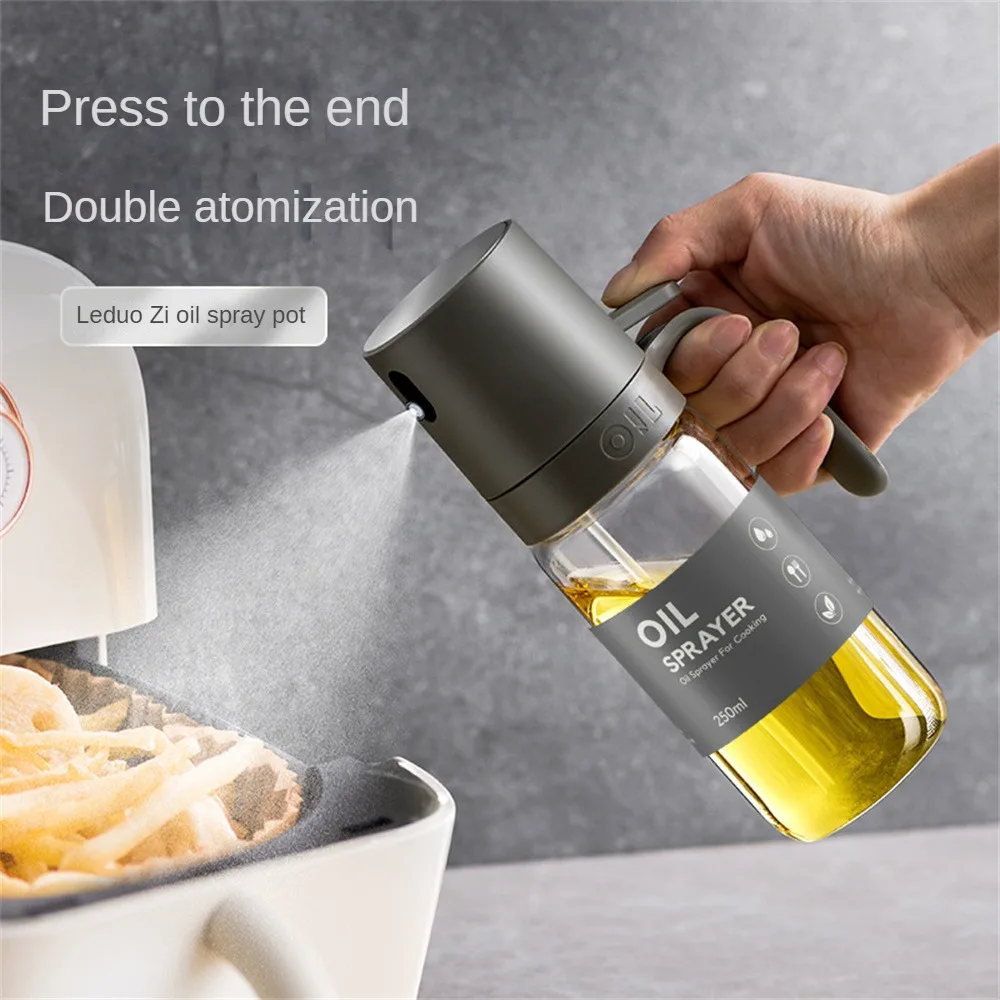 Oil Sprayer Glass Leakage Prevention Household Kitchen Accessories Oil Dispenser 250ml Spray Bottle