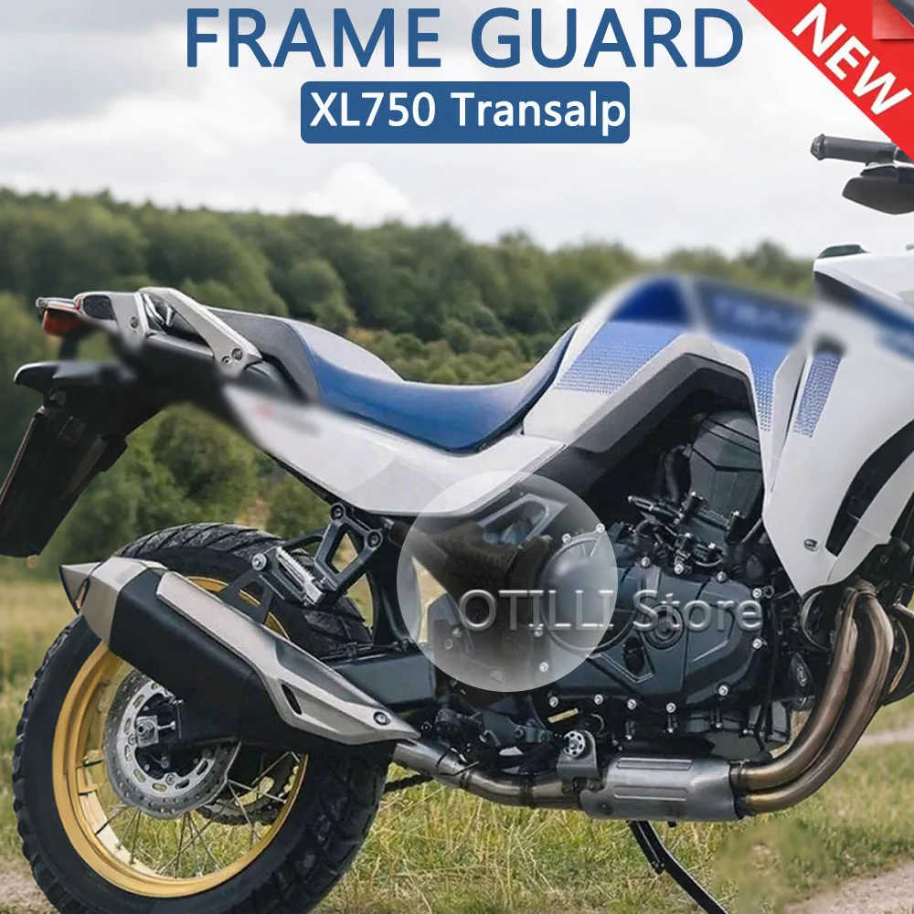 

Motorcycle Frame Guard Anti-scratch Bumper Protective Cover ABS Engine Protector For Honda XL750 Transalp XL 750 TRANSALP 2023