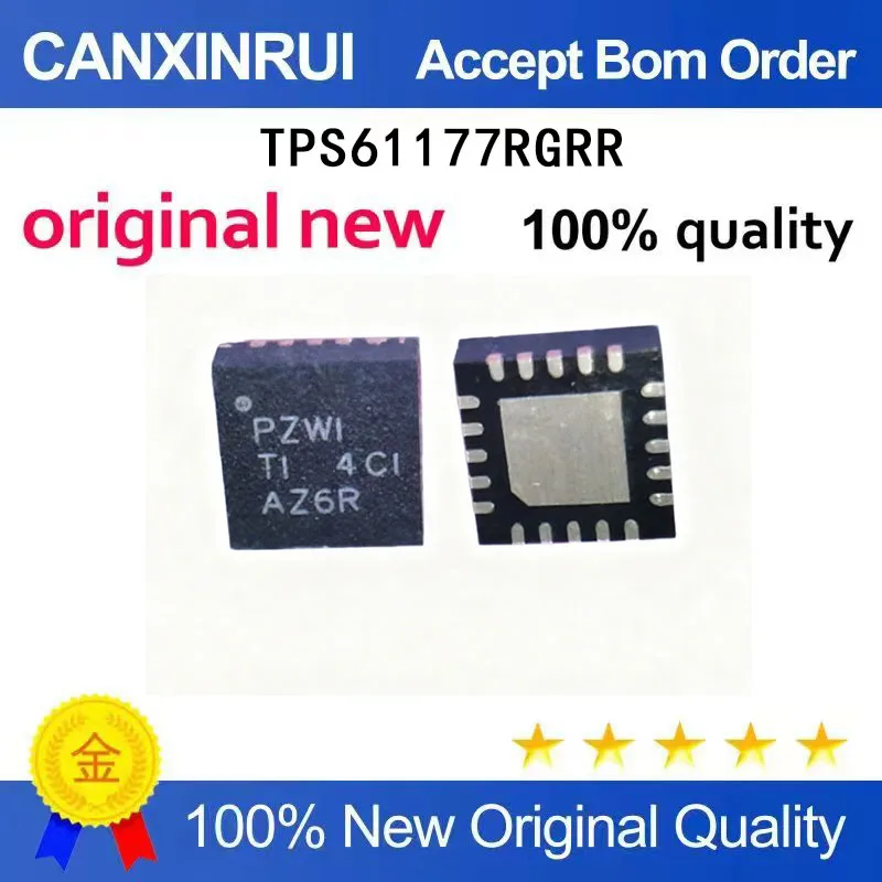 

(5-100 Pieces) TPS61177RGRR TPS61177 brand new QFN20 silk screen PZWI
