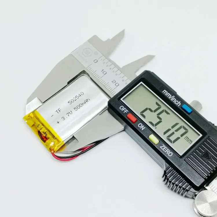 بطارية مسجل حركة المرور SAST 210 502540   قلم تسجيل مدمج للشحن العام 3.7 فولت ليثيوم بوليمر