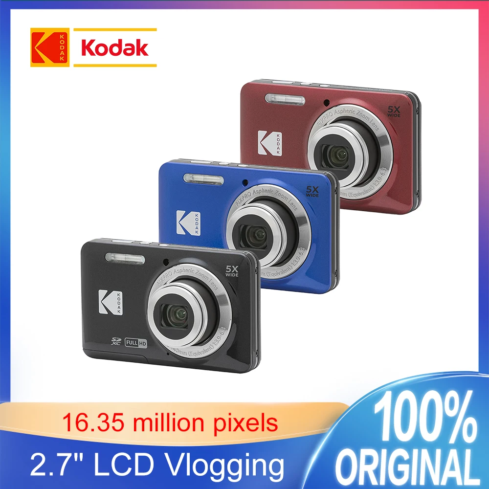 KODAK PIXPRO FZ55 16MP Digital Camera Optical Zoom 28mm Wide Angle