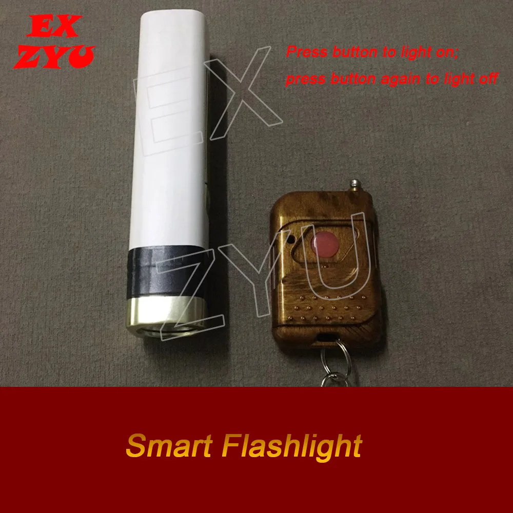 escape room props smart flashlight create terrifying atmosphere by remote control to scary players Haunted house prop EX ZYU