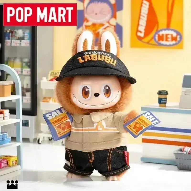 

POP MART Labubu Wacky Mart Series Vinyl Plush Pendant Cute Anime Action Figure Blind Box Ornament Surprise Gift