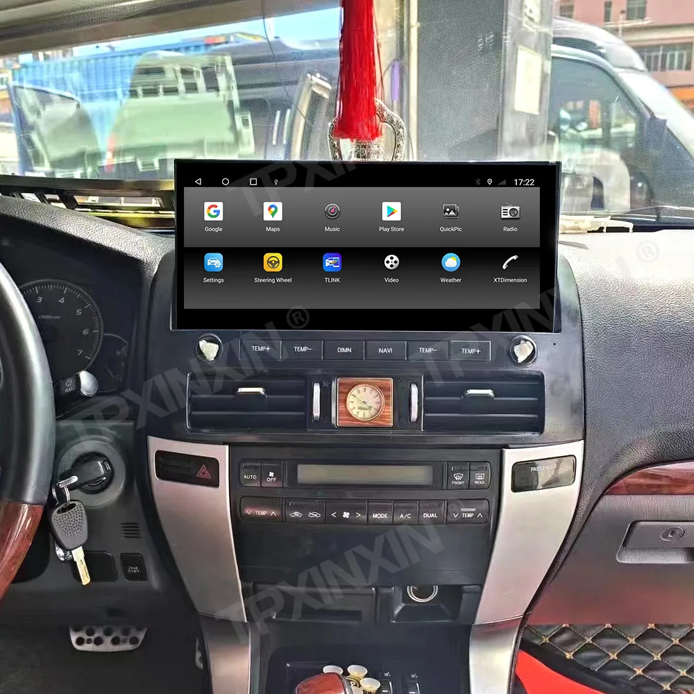 

Car Radio 12.3 Inch 4K HD Screen For Toyota Prado 2003-2010 CarPlay Multimedia Player GPS Navigation Android 13 Head Unit Auto