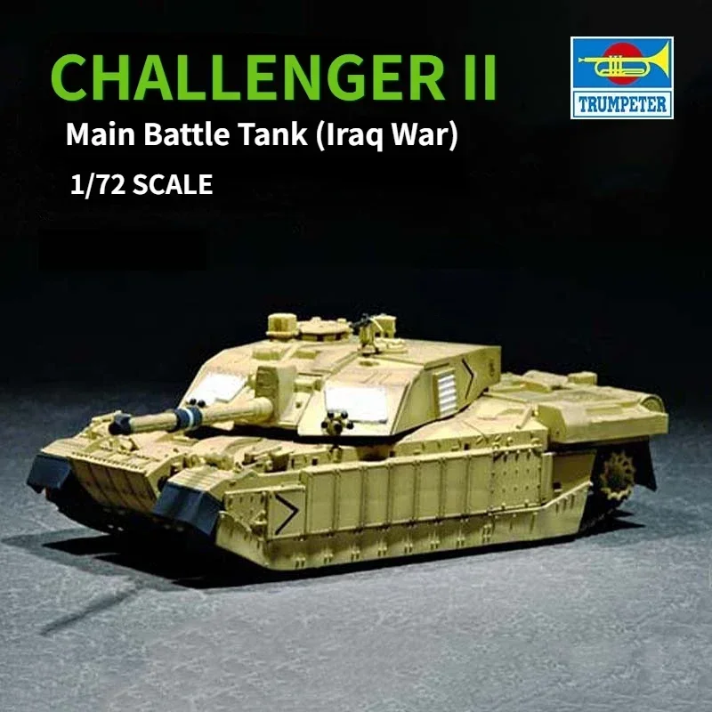 

Trumpeter 07215 Plastic Tank Model 1/72 Challenger II Main Battle Tank Iraq War for Boys Military Model Building Hobby DIY Toys