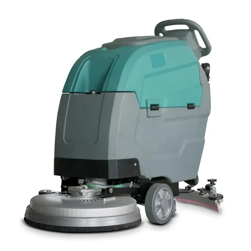 Battery Powered Behind Commercial Floor Scrubber Dyer Washer Scrubbing hine