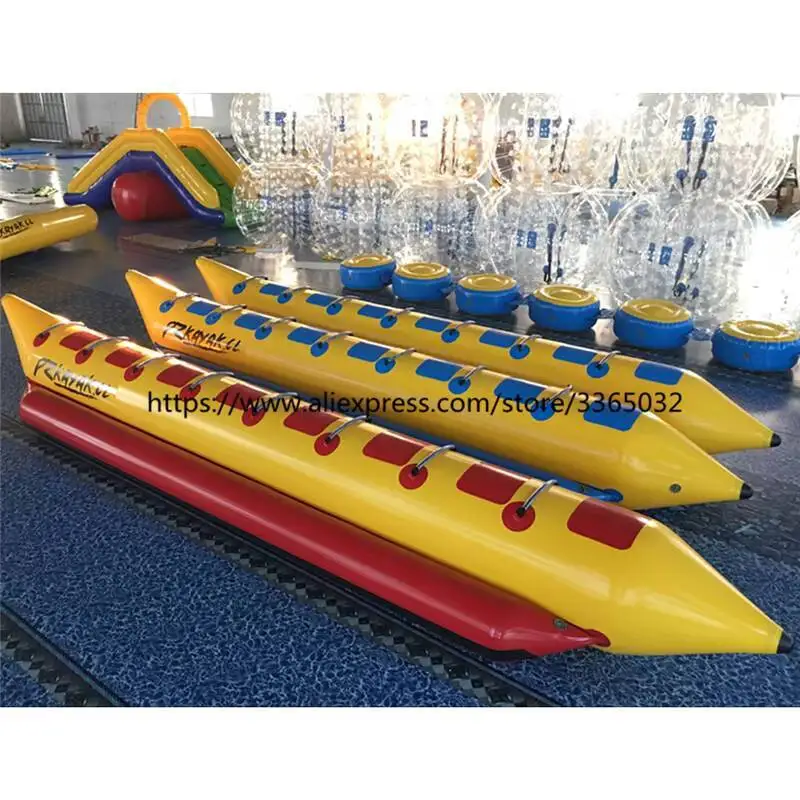 Water Park Sports Games Toys Fly Fish Tube Inflatable Banana Boat