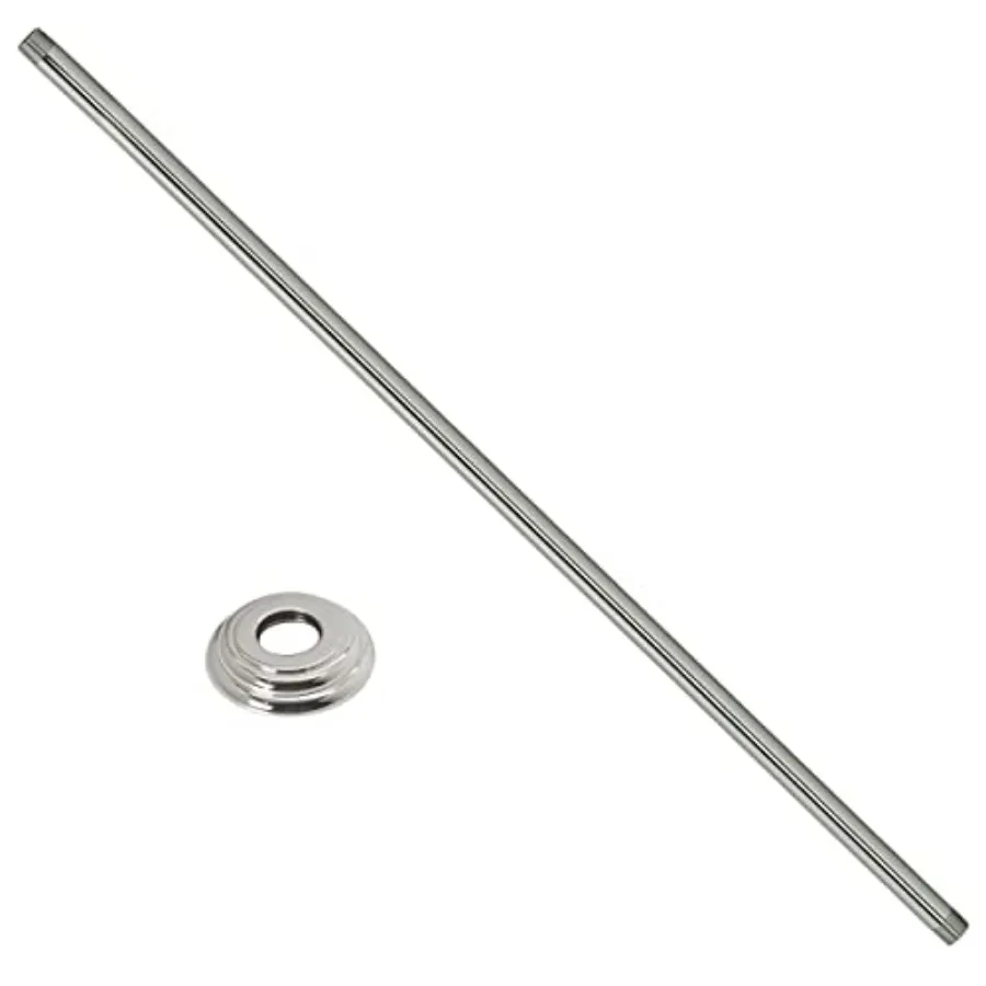 

1/2" IPS x 36" Ceiling Mounted Shower Arm with Flange Polished Chrome D3636A-26