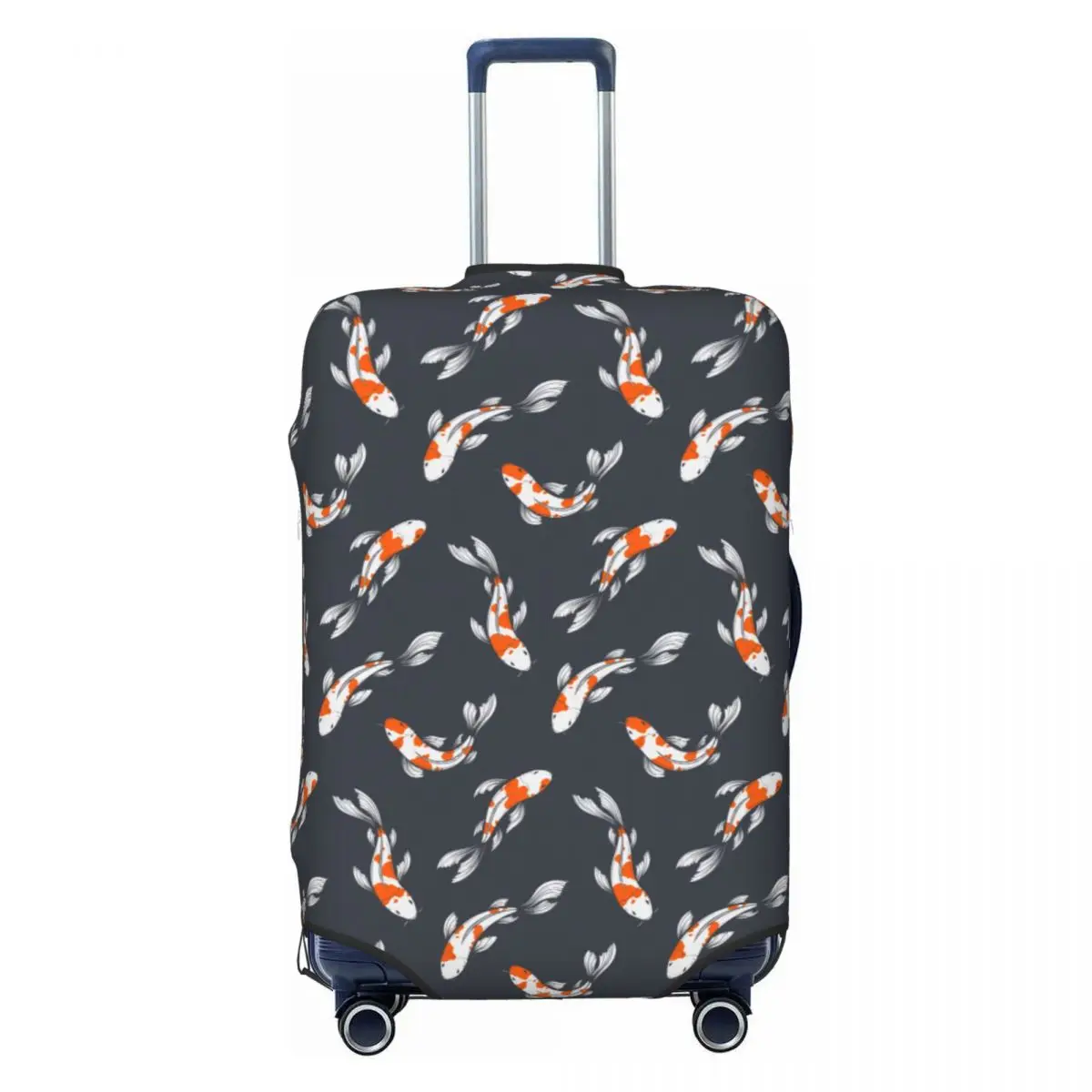 Koi Fish Pattern Suitcase Cover Useful Business Protector Luggage Case Flight