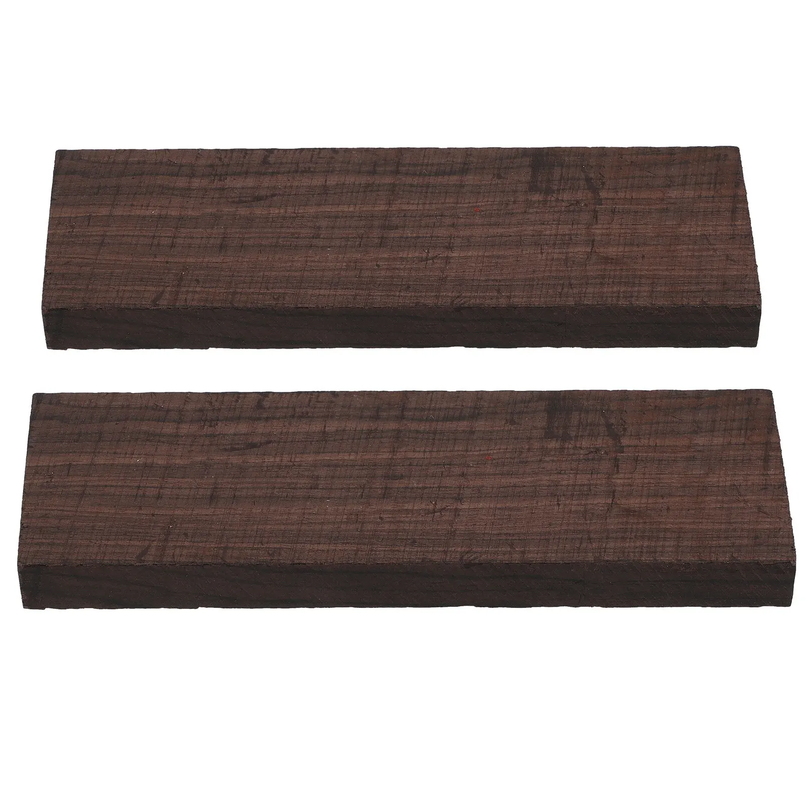 2Pcs High Density Ebony Wood Blanks for Guitar Nut Saddle Bridge Pins Acoustic Bass Electric DIY Luthier Instrument Craft Kit