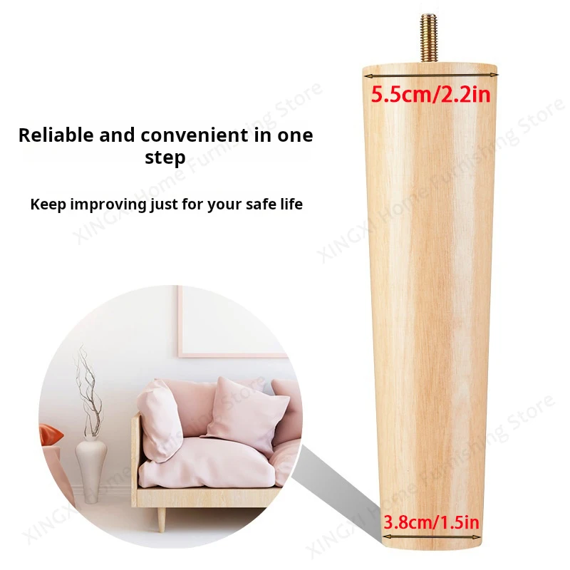 Solid Wood Sofa Bedside Table Replacement Legs Tv Cabinet Coffee Table Support Legs Furniture Table And Chair Accessories