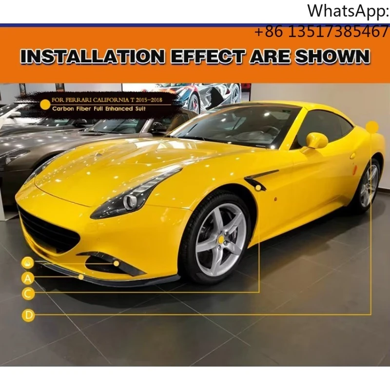 High Quality Carbon Fibre Auto Body Kit for Ferrari California T 2015-2018 view 4