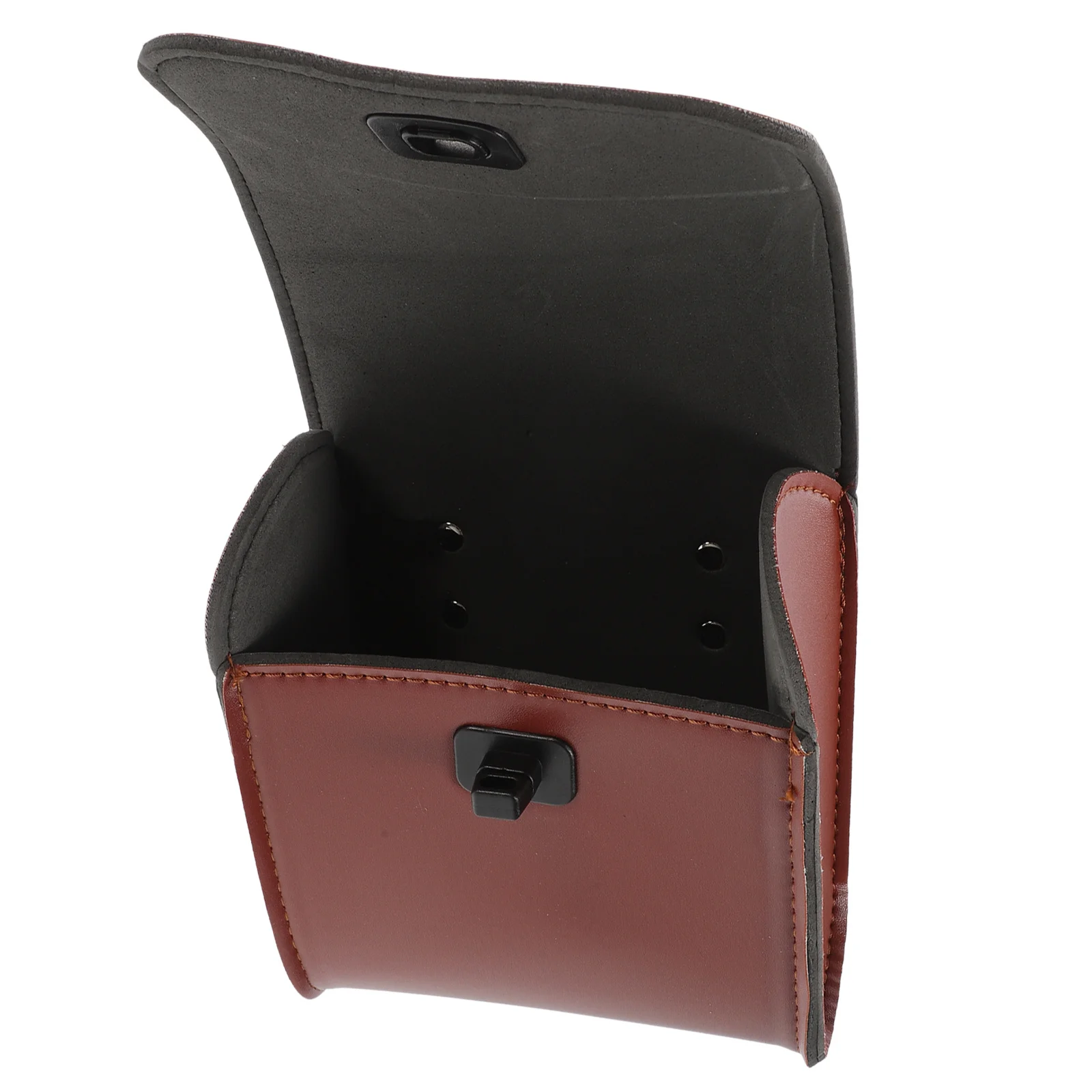 

Coffee Handlebar Bag For Bicycle Top Tube Storage Motorcycle Saddlebag Cycling Hanging Pannier With Quick Access Flap