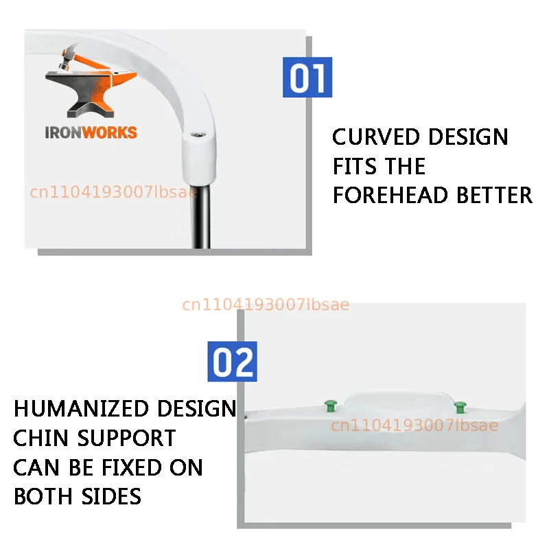 Forehead Support Training Device Lifting Table Vision Chin Forehead Support Combination Accessories Bracket