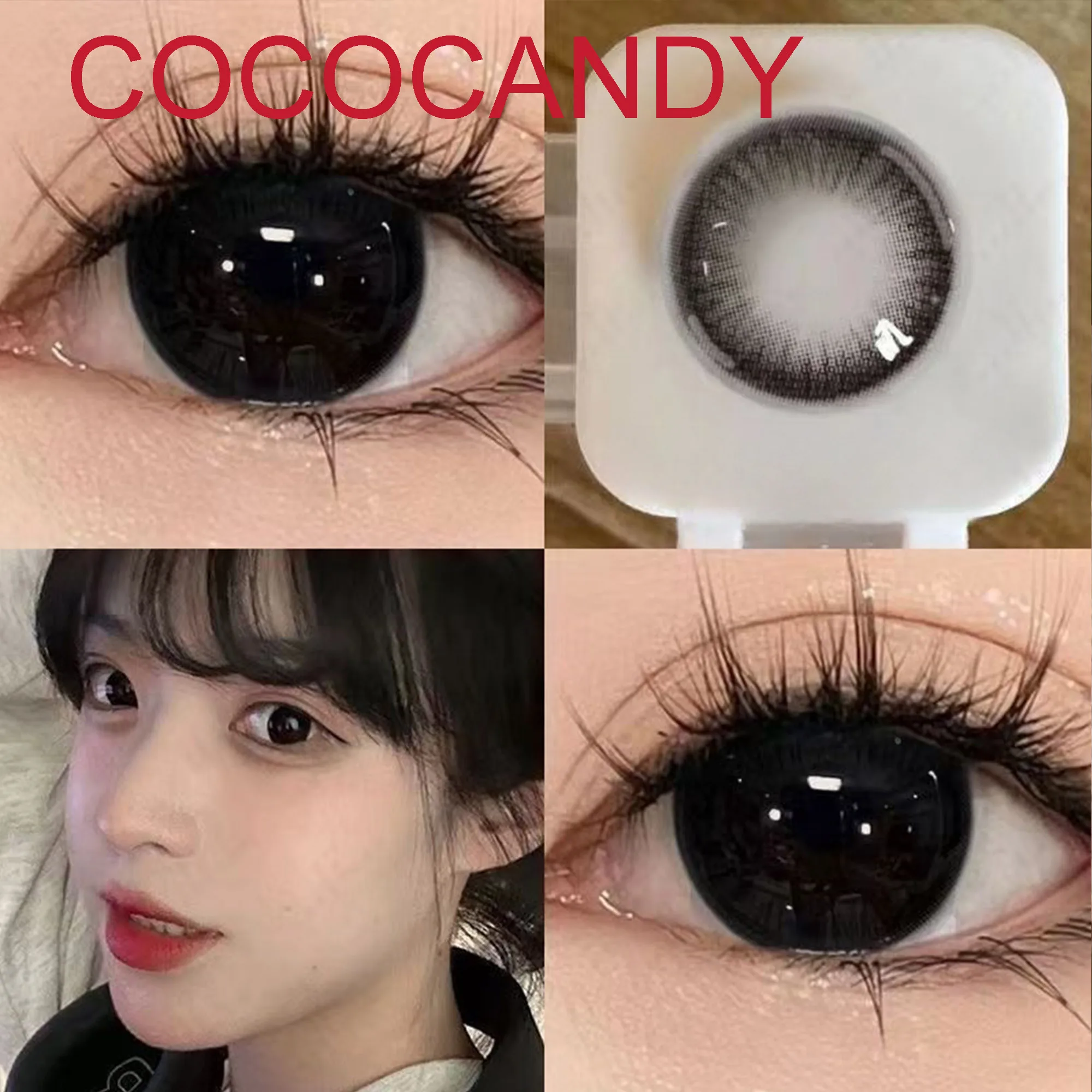 14.20mm Soft Contact Lens for Eyes Cosmetic Black and Chocolate Women Men Accessories  линзы для глаз цветные Cococandy