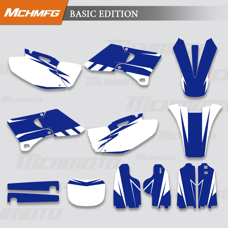  MCHMFG  For YAMAHA YZ426 400 250  1998 1999 2000 2001 2002 Custom Team Motorcycle Graphics Decal Stickers Kits