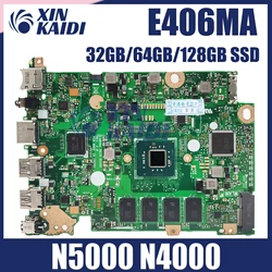 E406MA MAINboard For VivoBook 14_ASUS Laptop E406MAS Laptop Motherboard With N5000 N4000 CPU 2GB/4GB-RAM 32GB/64GB/128GB SSD
