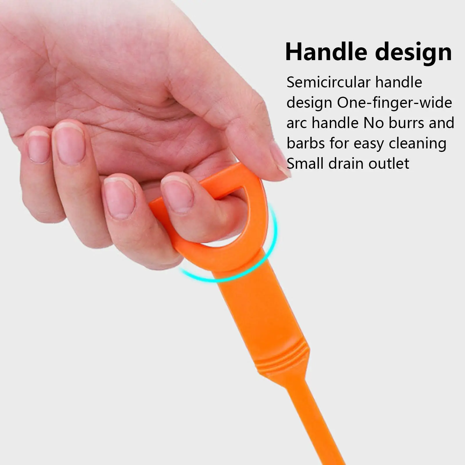 

1pcs Hair Drain Clog Remover Multifunctional Sewer Cleaner Hook Sink Hair Removal Tool Portable Sink Unclogger Tool Toilet Pipe