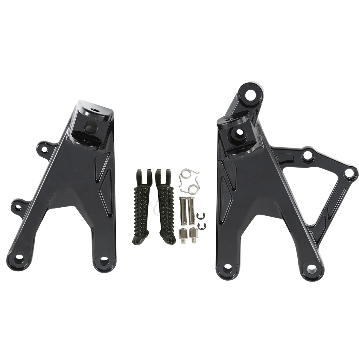 Driver Foot Pegs Footrest Bracket Set For Yamaha YZF R1/YZF R1S 2023 2022 2021 2019 2018 2017 2016 2015 Motorcycle Accessories