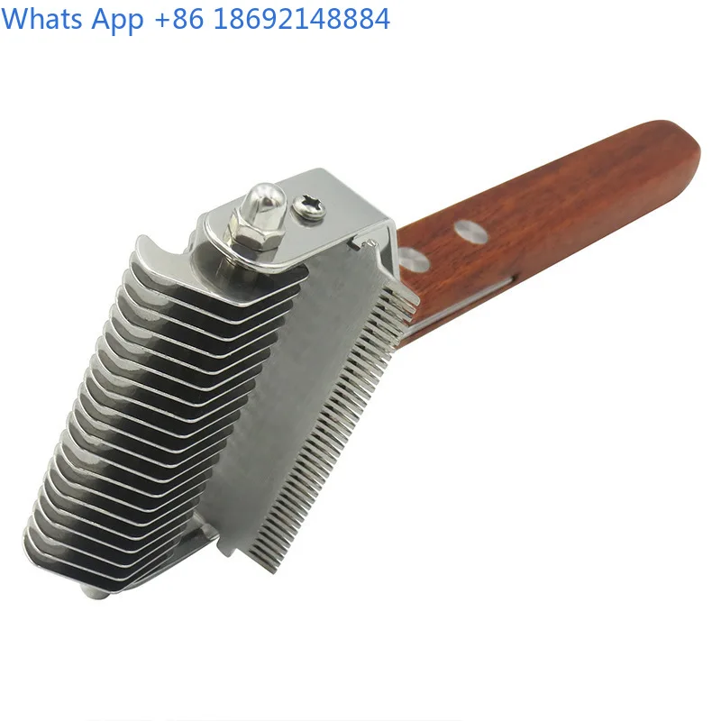 Pet Deshedding Brush for Dogs and Cats Removing Tangles and Undercoat Fur