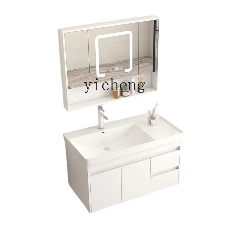 

Xl Bathroom Cabinet Smart Wall-Mounted Washbasin Wall Cupboard Washstand Wash Basin