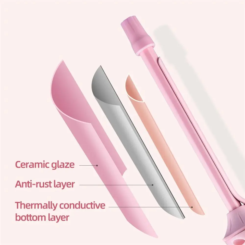 

New Professional Mini Hair Curling Iron Superfine Ceramic 9mm Curler Wand Curly Tongs Electric Salon Styling Tool
