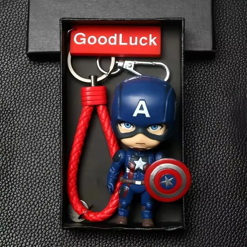 

New Hot Creative Cartoon Figurine Batman Pendant Backpack Pendant Trendy Cool Car Keychain Pendant Gift For Men And Women Gift