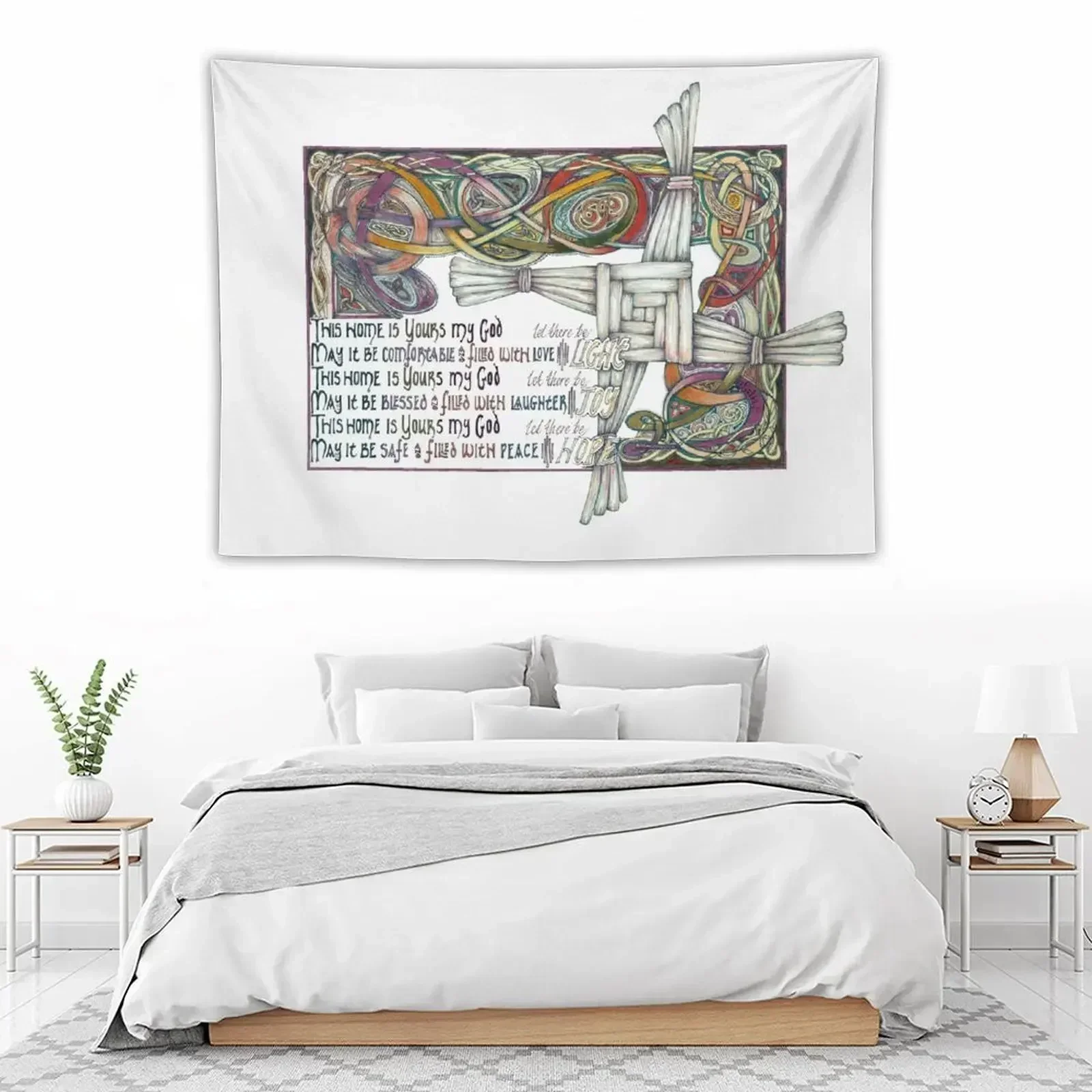 

Home Blessing Tapestry Aesthetics For Room Aesthetic Room Decorations Home Decorations Room Decor Tapestry