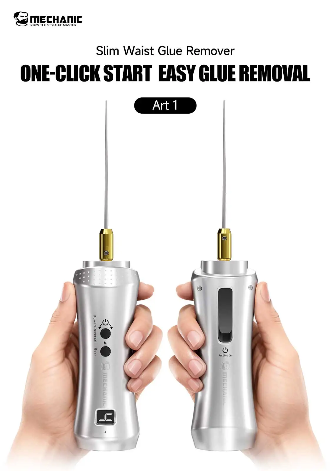 MECHANIC OFFICIAL Art 1 Glue Remover 4-Speed Speed Adjustment High-Definition Digital Display For Mobile repair / Phone repair