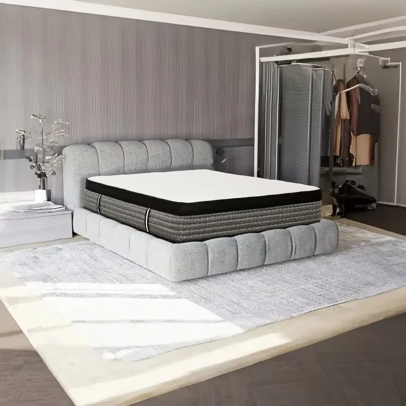 Latex Mattress Factory in China Pocket Spring Mattress Rolled Up in A Box Queen Bed Custom Mattress Bedroom Furniture