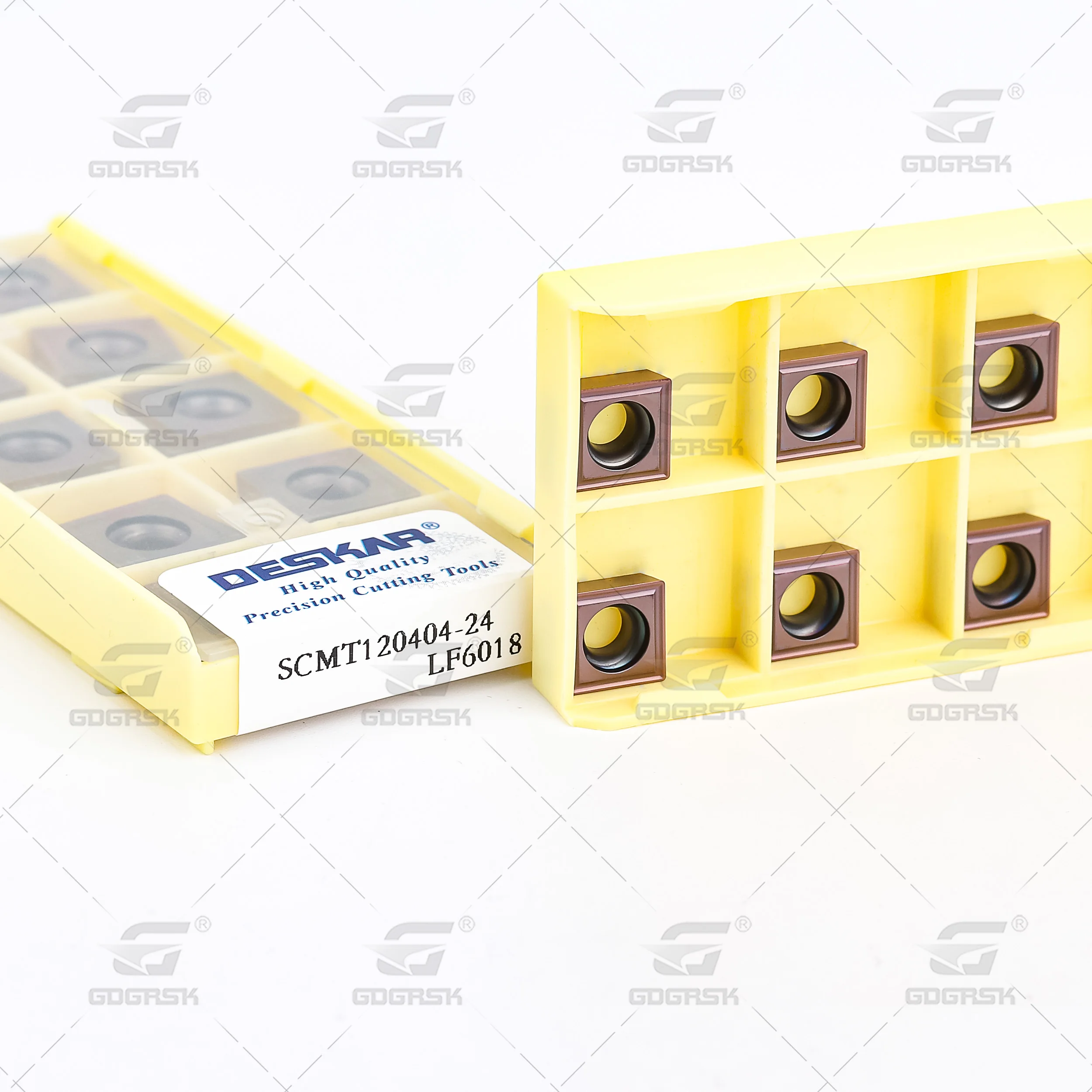DESKAR SCMT09T304-24 LF6018 SCMT 120404 -24 LF6018 أدوات الطحن كربيد إدراج جودة أدوات تحول CNC قطع الفولاذ المقاوم للصدأ