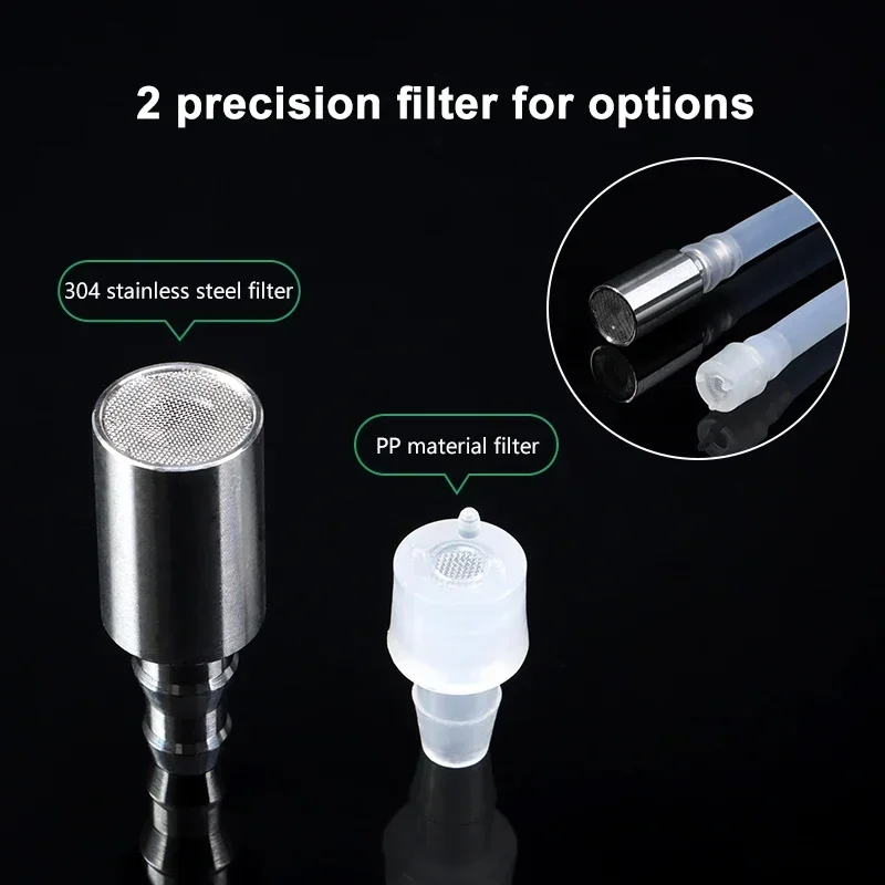 Food Grade Silicone Tube Water Dispenser Kit 6mmx9mm Soft Pipe+Filter Automatic Suction Hose Universal Inlet Pipe Accessories