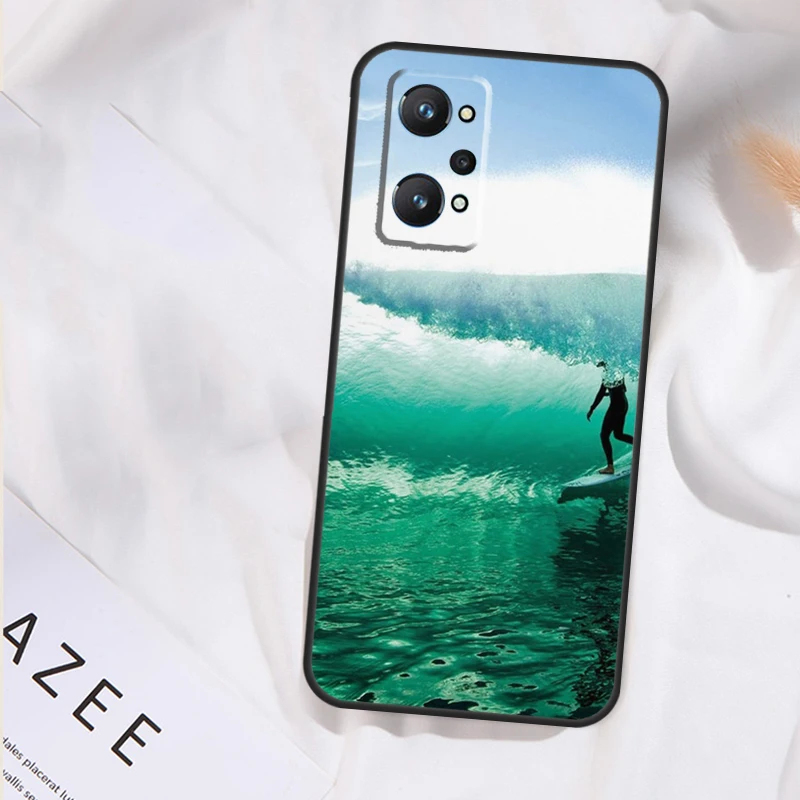 Surfer Surf Hang Loose Shaka Case For OnePlus 11 10T Nord 2 3 Lite Realme 10 Pro Plus GT Neo 5 2T 3T C21Y C30 C33 C35 C55