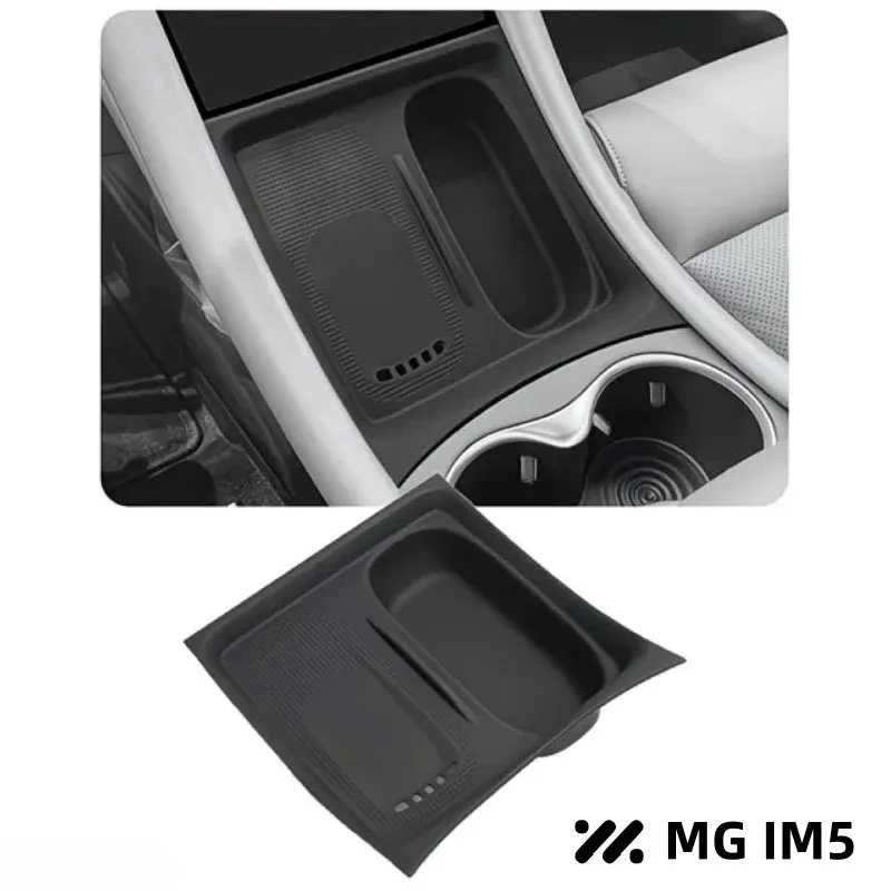 Wireless Charging Silicone Mat For MG IM5 IM L6 2025 2026 Car Center Console Storage Pad Interior Organizer Accessories