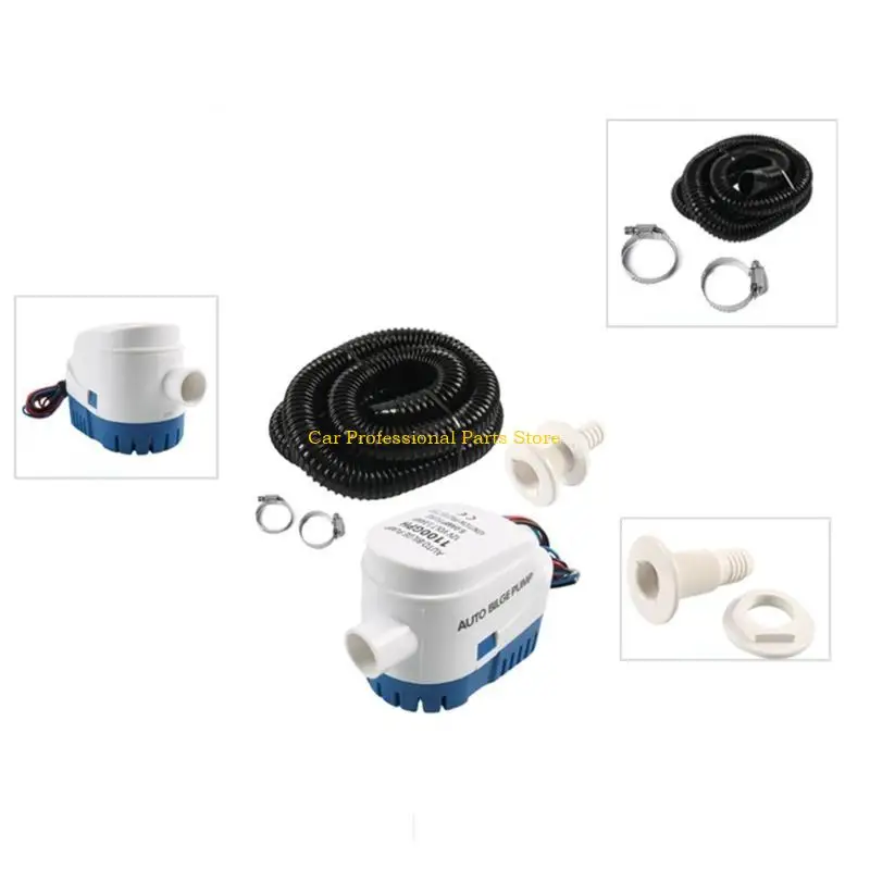 

R53D Motorized High Capacity 1100GPH Bilge 12V Water Durable Suitable for Houseboats & Seaplanes