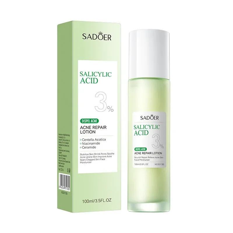 

Salicylic Acid Skin Care Set Amino Acid Moisturizing and Hydrating Cleansing Essence Lotion Face Cream Acne