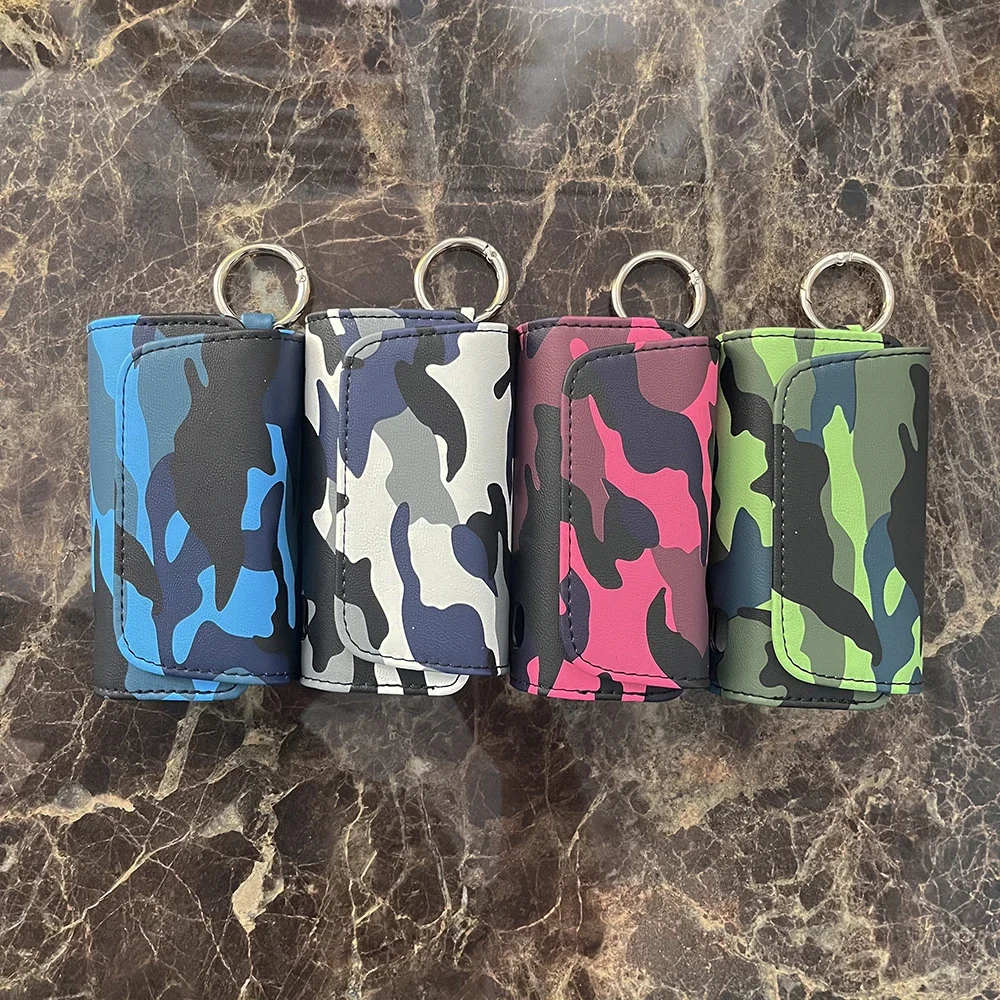 E-cigarette Camouflage storage bag for iqos 3.0duo 3.0 portable hook protection bag accessories Cigarette Flip Collection Box