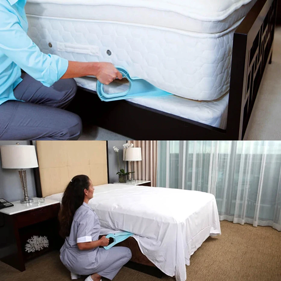 1/2pcs Mattress Lifter Ergonomic Mattress Wedge Elevator Bed Making Mattress Lift Handy Tool Alleviate Back Pain Bed Moving Help